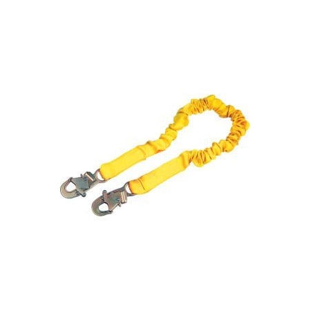3M Dbi-Sala ShockWave 2 Shock Absorbing Lanyard, 6 ft Length, Snap Hook, 1 Leg(s) 1244306